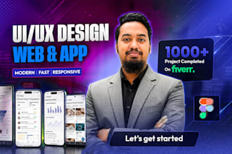 do website ui ux design mobile app design using figma app ui