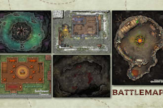 create a map for your book, tabletop game, dnd, warhammer or daggerheart