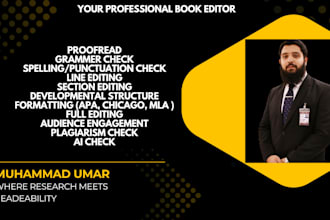 be your book editor for fiction or nonfiction manuscripts