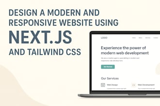build a modern and fast website using nextjs