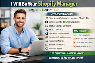 be your shopify manager