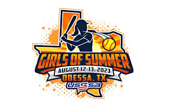 create attractive and imagination softball logo design