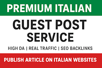 publish premium guest post on high authority italian sites