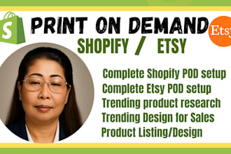 build pod shopify branded dropshipping shopify website
