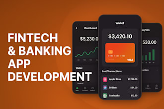 build a professional fintech mobile app with payment gateway integration