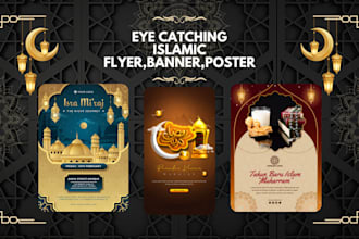 design an eye catching islamic flyer in 5 hours
