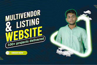 create a multivendor marketplace or listing website