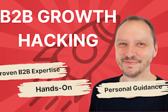 be your b2b growth hacker to generate leads and revenue