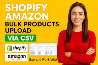 do shopify bulk products upload amazon product listing import with CSV flat file