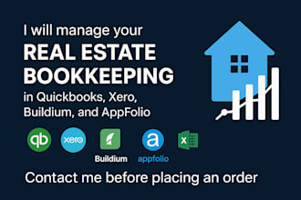 be your real estate or rental property bookkeeper in yardi, appfolio, reihub