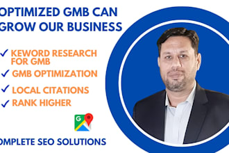 do monthly on page, off page, technical SEO for local business and gmb ranking