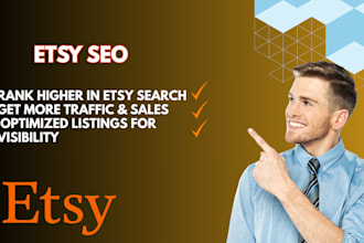 optimize your etsy shop SEO, titles, tags and descriptions for higher sales