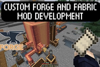 fix, update, create and port custom forge mod, fabric mod for minecraft server