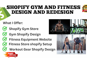 build a shopify gym and fitness store that converts