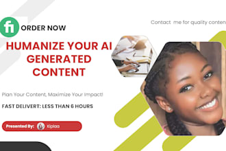 humanize your ai generated content and provide original content