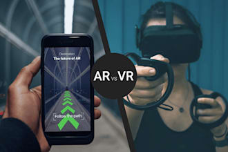 develop VR, ar app for real estate, e commerce, e learning app, gaming app