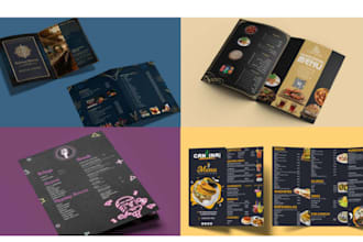 design professional flyers, menus, social media posts for nonprofits, businesses