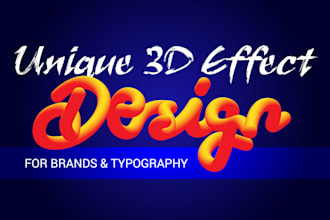 create colorful 3d balloon text design for names or titles