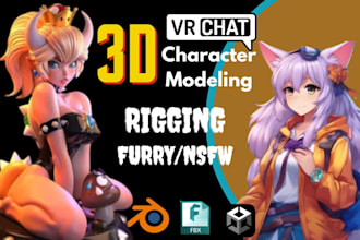 design a captivating vrchat furry avatar with amazing features