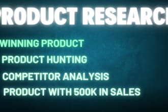 do profitable winning product research for your shopify store