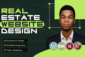 fix, build framer or wordpress real estate website, mls idx integration listings
