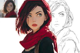 do an anime or comic character