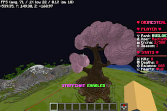 make a minecraft build for you