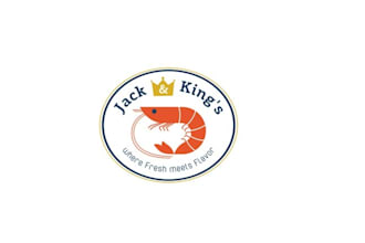 make attractive delicious logo for jack kings seafood
