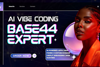 build base44 app base44 bug fixing base44 expert base44 replit ai base44 web app