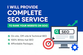 provide complete SEO services you tube,instagram for ranking