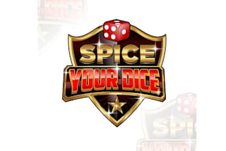 design premium spice your dice logo
