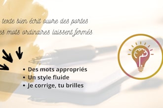relire et améliorer vos textes pour plus de fluidité