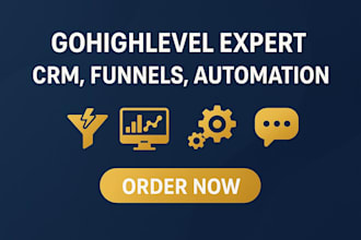 do gohighlevel consultant, CRM, funnels and automation expert
