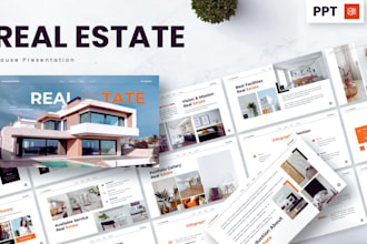 design real estate listing presentation property investment pitch in powerpoint
