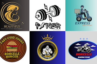 design a modern tech logo for your business or brand
