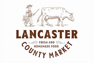 do custom western style cattle brand cowboy ranch logo and livestock branding