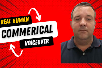 be american male voice actor for commercial voiceover