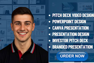 do pitch deck powerpoint presentation and ms word document editing