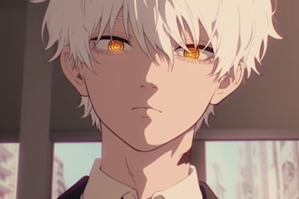 illustrate your character in ilustration oc pfp anime