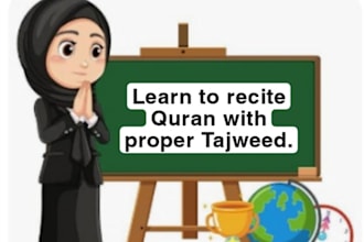 teach quran with proper tajweed online