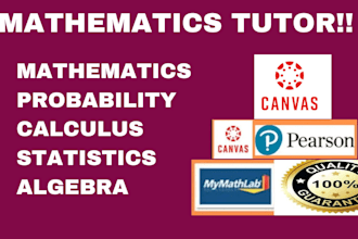 help or tutor calculus probability statistics algebra mathematics
