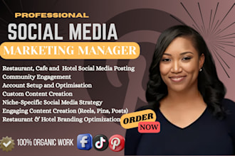 restaurant cafe hotels social media marketing manager instagram facebook ig fb