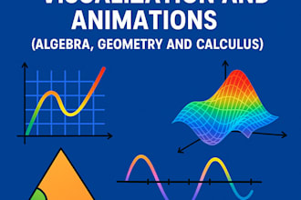 create interactive math visualization and animation