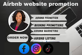 do promote airbnb listing website, vrbo listing, property airbnb book promotion