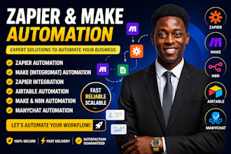 zapier make automation zapier integration zapier airtable make n8n zapier expert