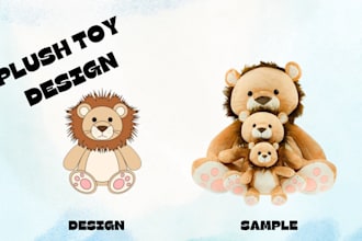 design custom plush toy cute plushies stuffed animal character oc soft doll toy