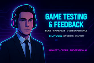 test and review your video game with honest gameplay feedback