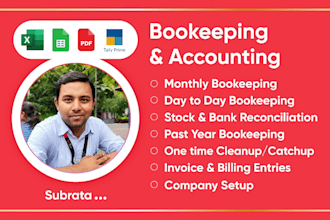 do professional bookkeeping and bank reconciliation