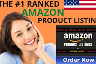 do amazon listing optimization, SEO product listing description with copywriting