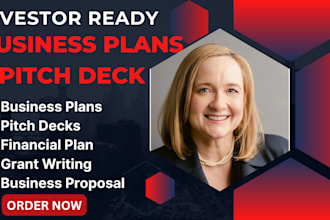 create an investor ready business plan and pitch deck